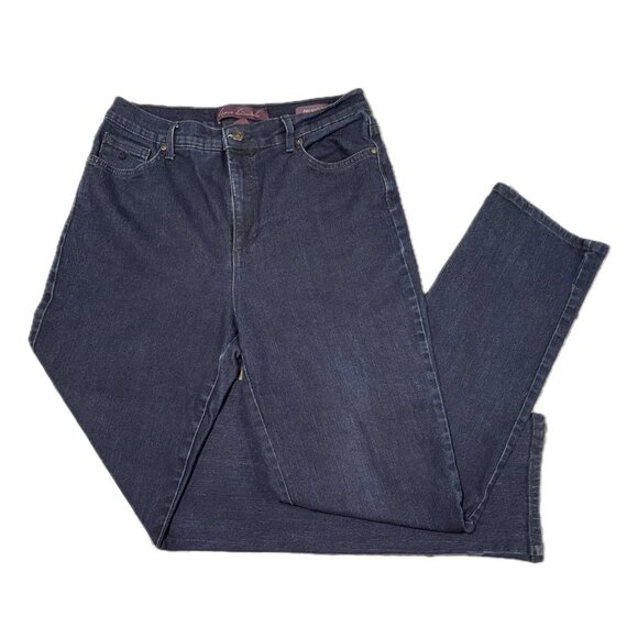 Gloria Vanderbilt Amanda Jeans - Deep Blue - Size 10 - Picture 1 of 6